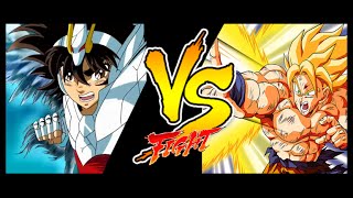 Goku Vs Seiya [upl. by Pia]