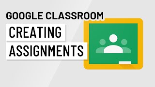 Google Classroom Creating Assignments [upl. by Annoed423]