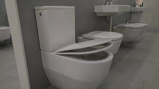 Switzerland Laufen Pro H8679530008701 Compact 825952 toilette 825952 cistern 898966 seat Унитаз [upl. by Siegfried]