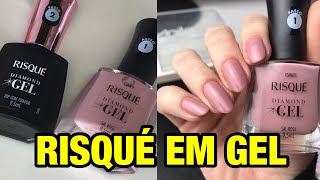 TESTEI OS ESMALTES EM GEL DA RISQUÉ  PRIMEIRAS IMPRESSÕES [upl. by Moyers]