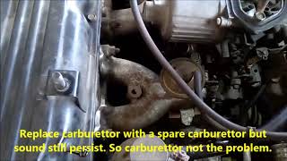 High pitch whistling sound from car engine [upl. by Oinolopa]