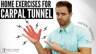 WORKS FAST 8 Home Exercises To Fix Carpal Tunnel Symptoms [upl. by Teece]