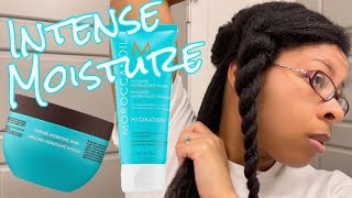 Deep Conditioner for Relaxed Hair MoroccanOil Intense Hydrating Mask Review [upl. by Aneleasor298]