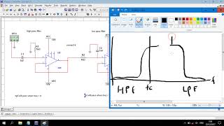 OpAmp  Band Pass Filter 1st Order Circuit Simulation In Multisim [upl. by Cathleen484]