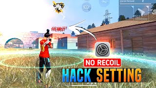 Top 5 HEADSHOT Settings In Free Fire  Free Fire Headshot Setting [upl. by Vyner552]