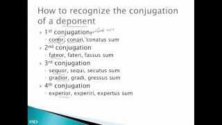 Introduction to Deponent Verbs [upl. by Jacquie]