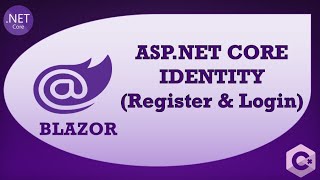 Blazor Identity  Register and Login in Blazor [upl. by Seftton]