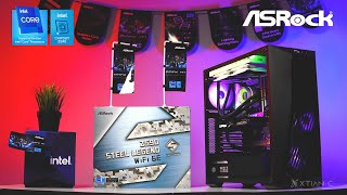 XTIAN C x ASROCK  Z590 Steel Legend Wifi 6E Gaming PC Build [upl. by Dyche]