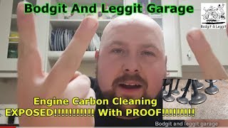 Engine Carbon Cleaning EXPOSED With PROOF Bodgit And Leggit Garage [upl. by Isador]