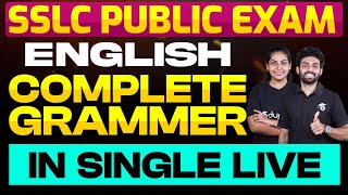 SSLC Public Exam English  Complete Grammar in Single Live  Eduport [upl. by Annwahs]