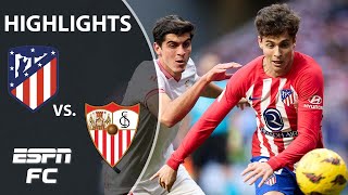 Atletico Madrid vs Sevilla  LALIGA Highlights  ESPN FC [upl. by Volnak]