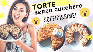 TORTA SENZA ZUCCHERO  DI MELE AL CIOCCOLATO DI CAROTE e SENZA BURRO [upl. by Alyacim194]