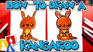 How To Draw A Cartoon Kangaroo [upl. by Lelia175]