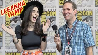 LeeAnna Vamp Cosplay ComicCon 2017 Full Interview [upl. by Lipfert]