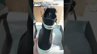 ShareSneakersReviews Rick Owens DRKSHDW JumboLace High Black [upl. by Asa]