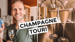 CHAMPAGNE DAY – Epernay France Champagne Tour [upl. by Ttenrag729]