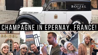 Champagne in Epernay France  Boizel Champagne Tour [upl. by Eeryn]