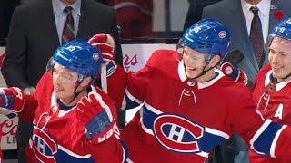 Canadiens score twice in two seconds to set NHL record [upl. by Berneta]