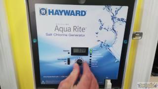 Hayward Aqua Rite  Chlorine Generator Salt Cell Information [upl. by Niwre]