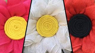 Daisy Wreath Tutorial  Julies Wreath Boutique [upl. by Cheston183]