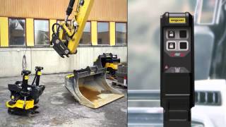 engcon QSC  Standardized quick hitch operation improves safety [upl. by Ynad]