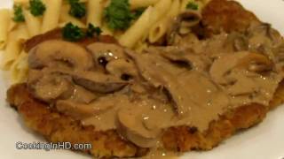 Veal Scallopini with Marsala Wine Mushrooms and Gorgonzola [upl. by Price]