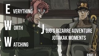 Jotaro amp Kakyoin Moments Part 1 EWW in JJBA 2014 [upl. by Ferdinande]