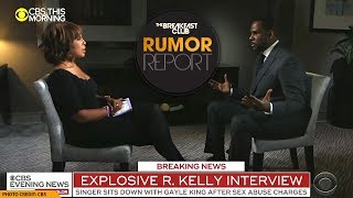 R Kelly Breaks Down During Explosive Interview With Gayle King [upl. by Waxler76]