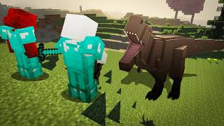 Surviving Dinosaurs in Minecraft [upl. by Aiyot]