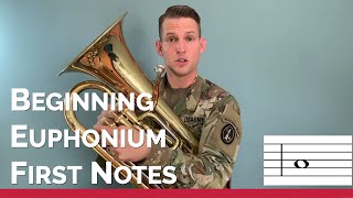 Beginning Euphonium Series First Notes BbCD [upl. by Manaker325]