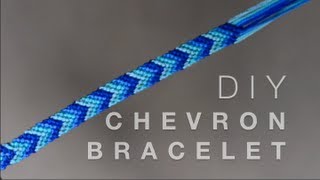 DIY Chevron Friendship Bracelet [upl. by Kravits]