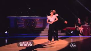 Val Chmerkovskiy amp Zendaya dancing Samba on DWTS 4813 [upl. by Anirbed369]