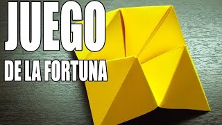 COMO HACER UN COMECOCOS DE PAPEL PASO A PASO FORTUNE TELLER  ORIGAMI FACIL [upl. by Eniamirt]