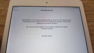 ipad Etkinleştirme Sorunu çözüm video 01  devami aciklamada [upl. by Ettecul]