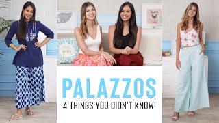 What To Wear With Palazzo Pants [upl. by Aidnama]