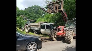 Flytipper Chased And Blocked In By Kent Farmers [upl. by Annaeirb]