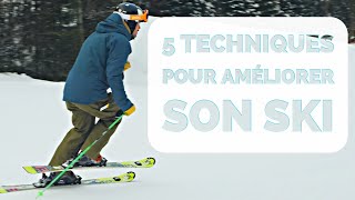 5 techniques pour améliorer son ski [upl. by Candy]