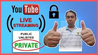 🔴 How to PRIVATE LIVE STREAM in YouTube [upl. by Fogg]