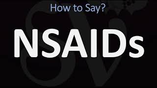 How to Pronounce NSAIDs CORRECTLY [upl. by Esinaj]