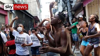 Deadly gang violence in Rio de Janeiro [upl. by Samoht314]