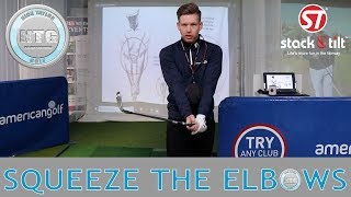 Squeeze the elbows  Golf Tips  Lesson 79 [upl. by Amek397]