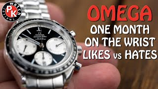 Omega Speedmaster Racing One Month On The Wrist [upl. by Darcee]