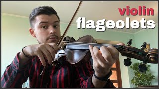 VIOLIN FLAGEOLETS 🎻 tehnica flajoletelor  short [upl. by Gilda]