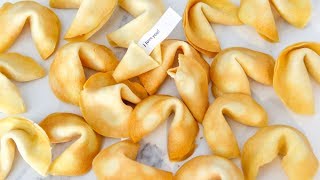 Fortune Cookie Tutorial  homemade fortune cookies [upl. by Clere]