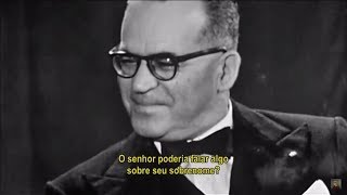 Guimarães Rosa  Entrevista raríssima em Berlim 1962 [upl. by Aciria866]