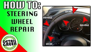 DIY  HOW TO Steering Wheel Repair [upl. by Curren]