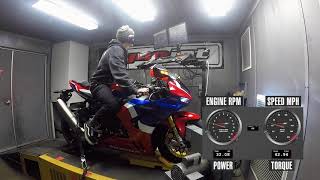 Honda CBR1000RRR Fireblade S Dyno [upl. by Suoirred457]