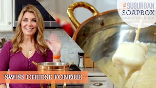 Easy Swiss Cheese Fondue Recipe [upl. by Yleen]