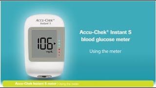 New Accu Chek Instant S  How to use video English [upl. by Amre485]