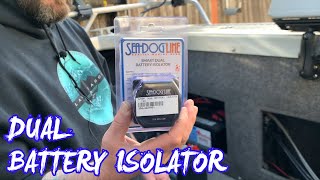 BOAT DUAL BATTERY ISOLATOR INSTALL  HOW TO [upl. by Atinet]